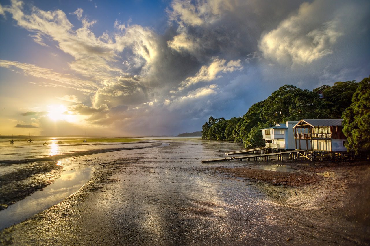 guest house on beach